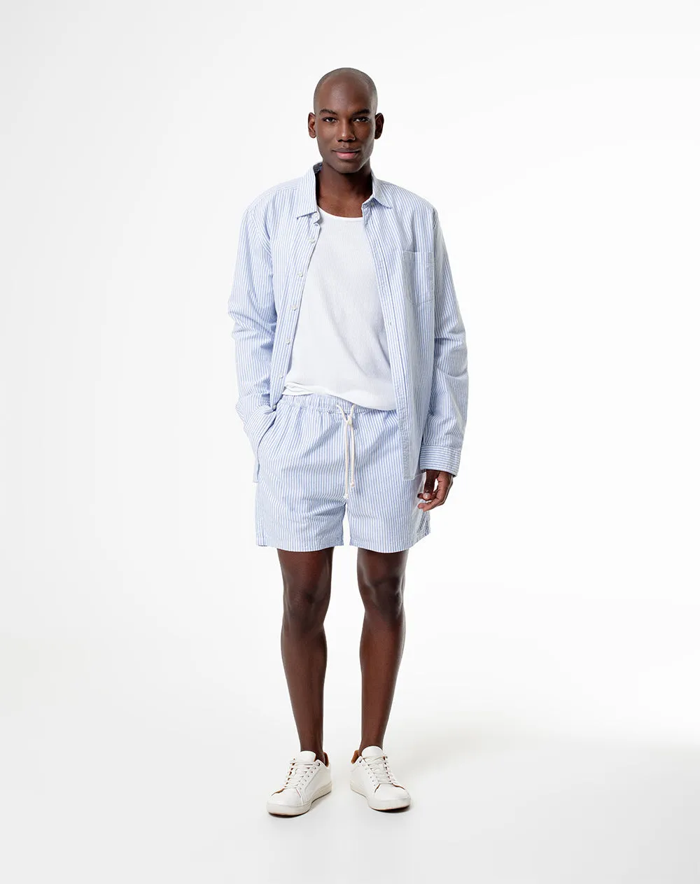 Bermuda regular fit azul con rayas sold by Gef product image thumbnail 3