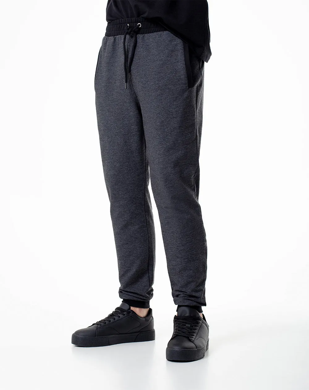 Jogger regular algodón negro hombre sold by Gef product image thumbnail 3
