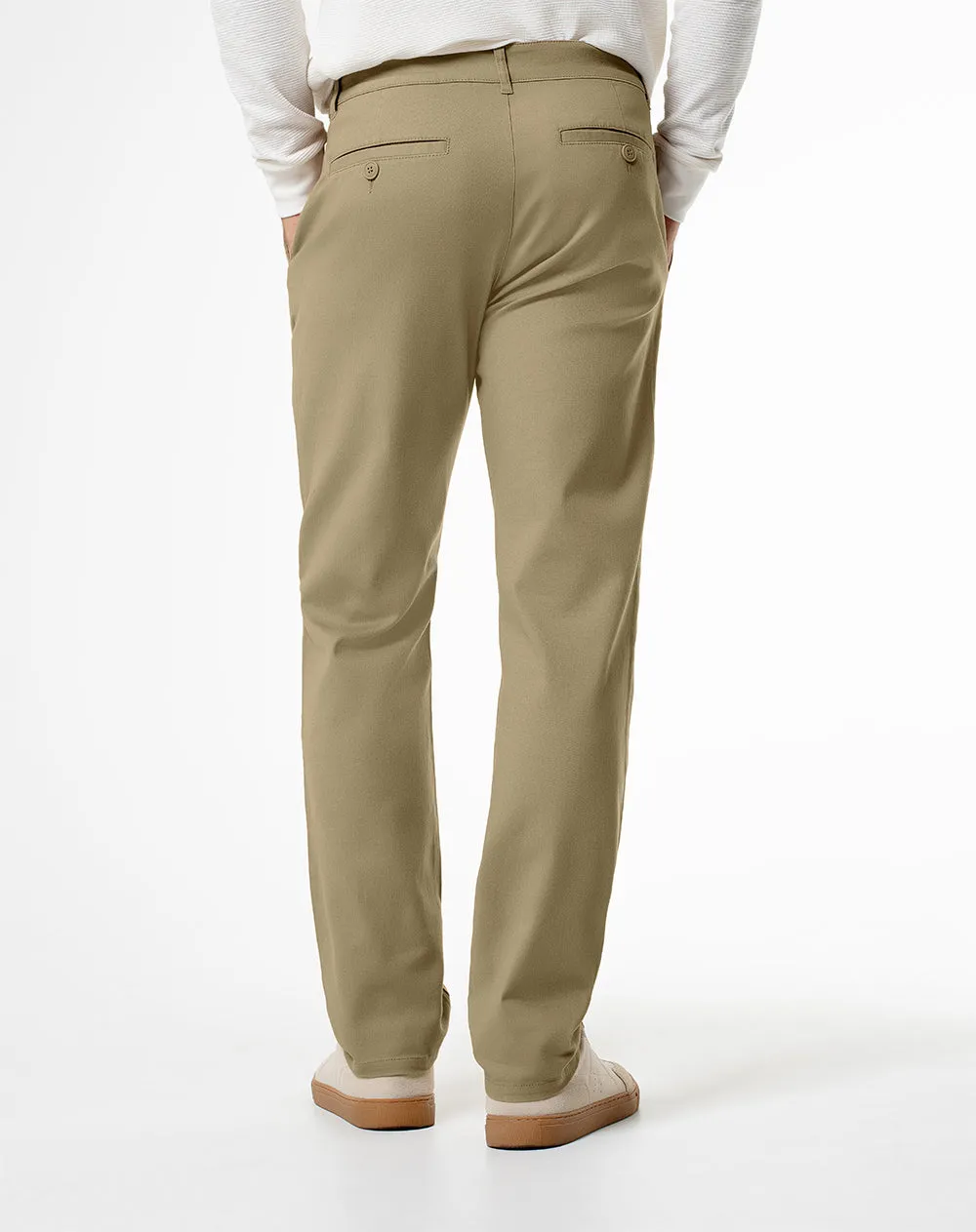 Pantalón chino slim algodón caqui hombre sold by Gef product image thumbnail 2