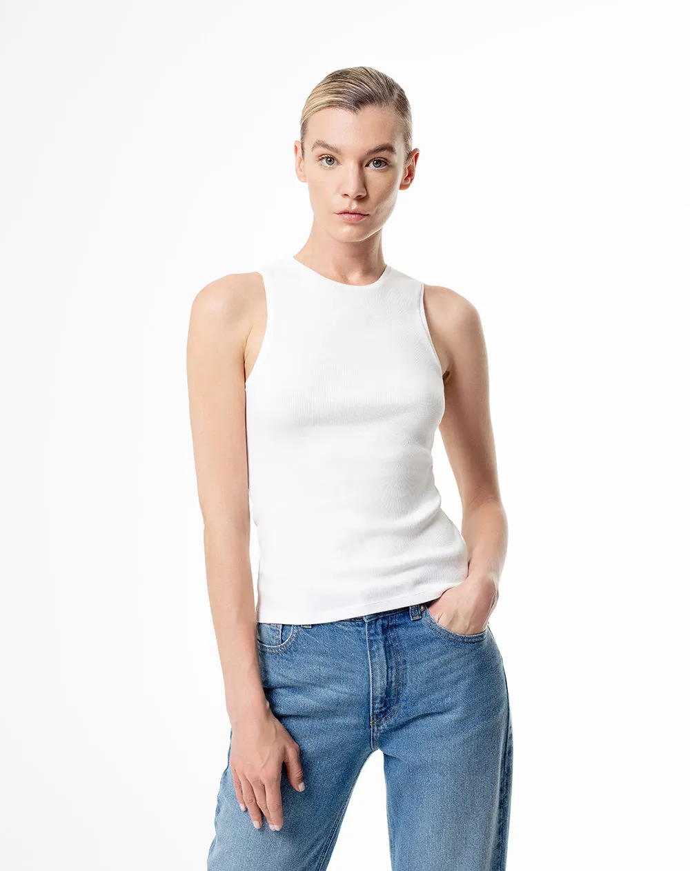 Camiseta esqueleto slim algodón blanca mujer sold by Gef