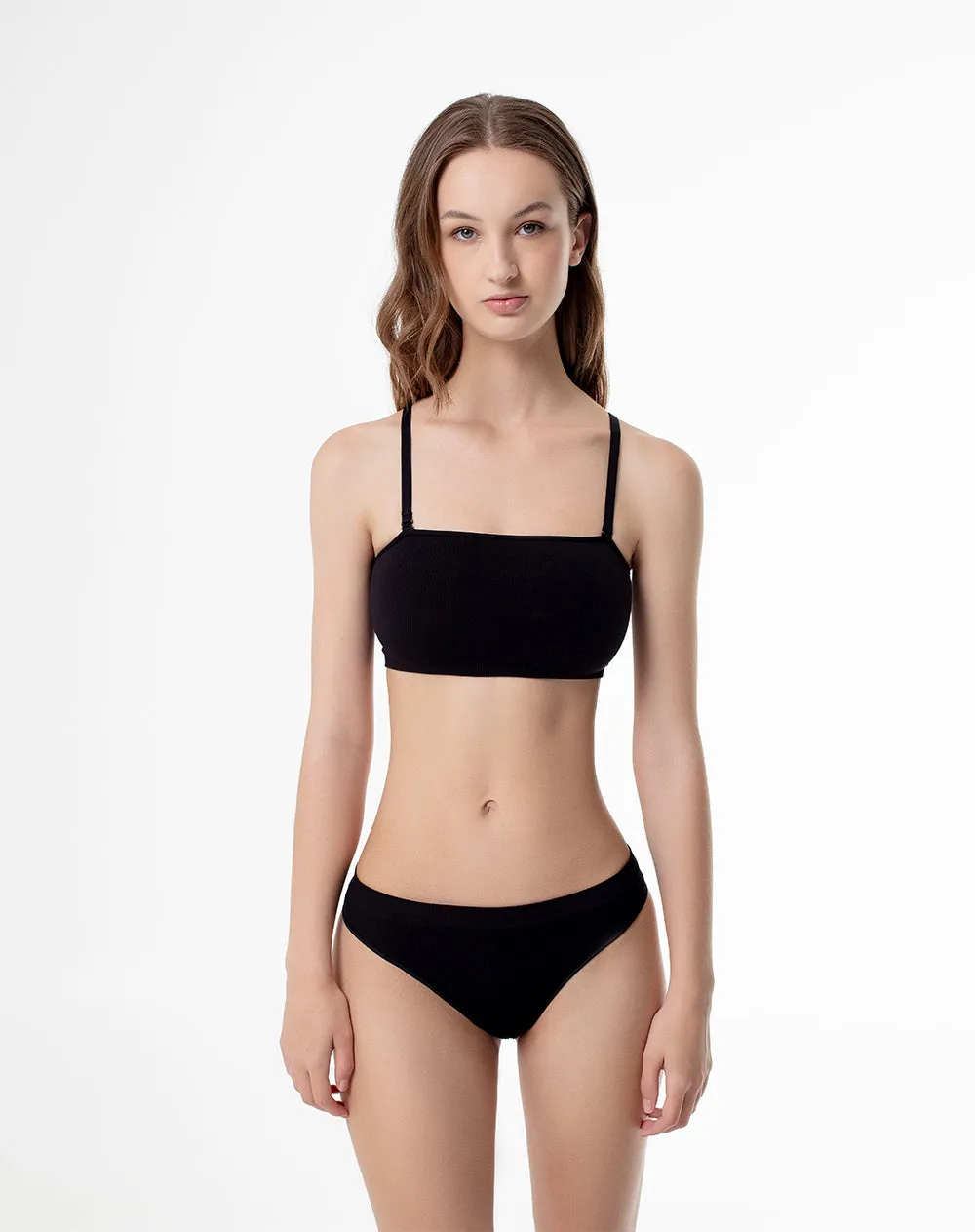 Top soporte medio seamless copas removibles negro sold by Gef product image thumbnail 4