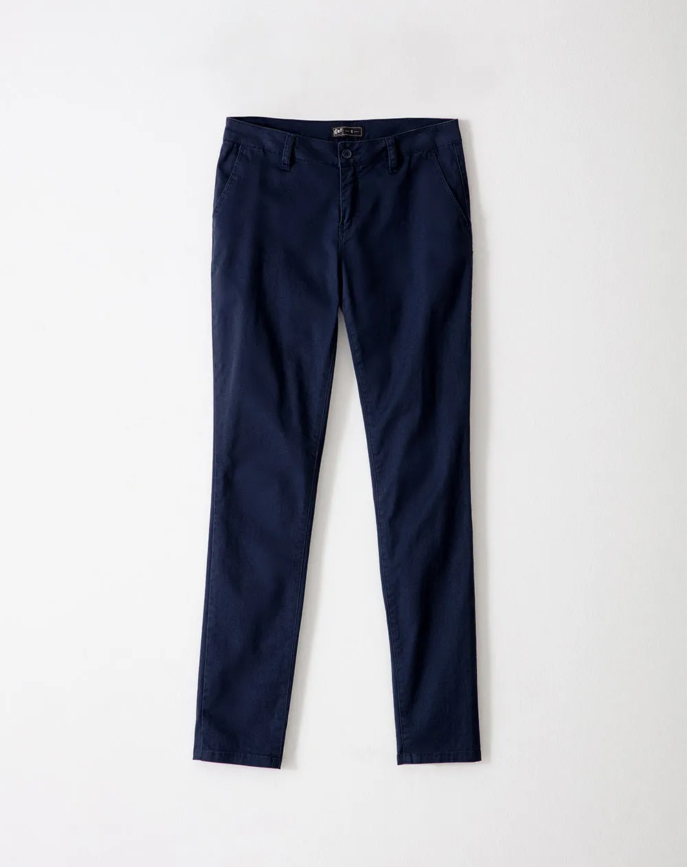 Pantalón skinny fit tiro medio en drill azul sold by Gef product image thumbnail 5
