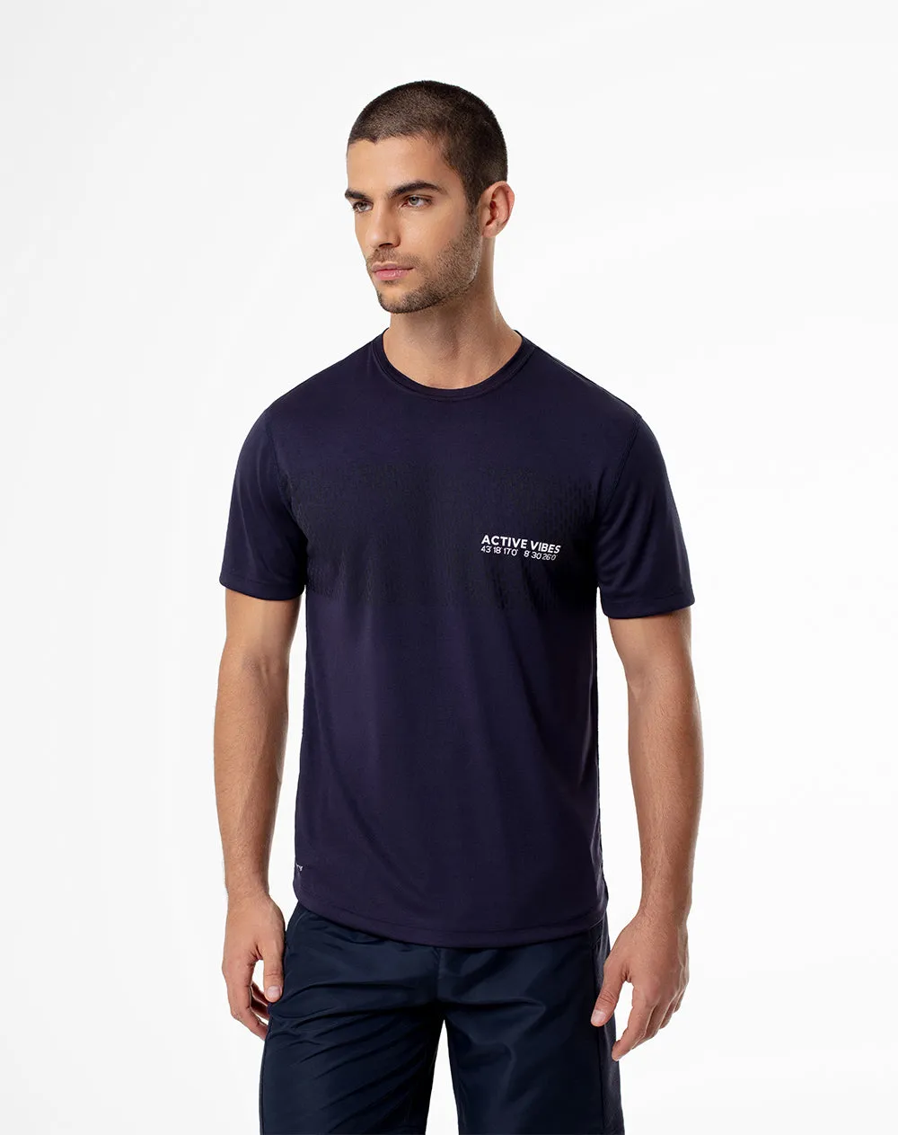 Camiseta deportiva control humedad azul hombre sold by Gef