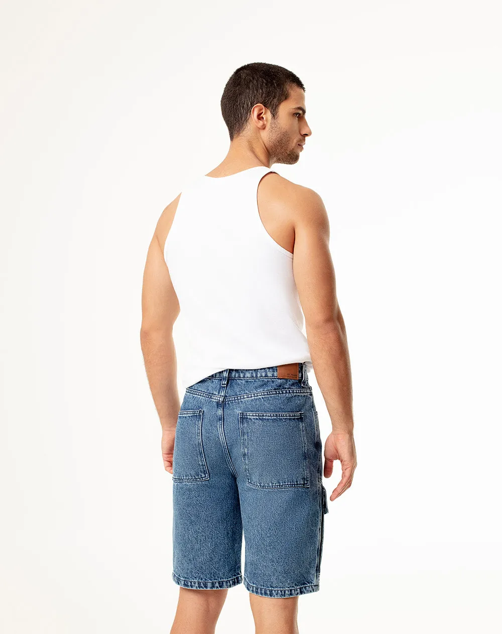 Bermuda regular fit índigo medio sold by Gef product image thumbnail 2