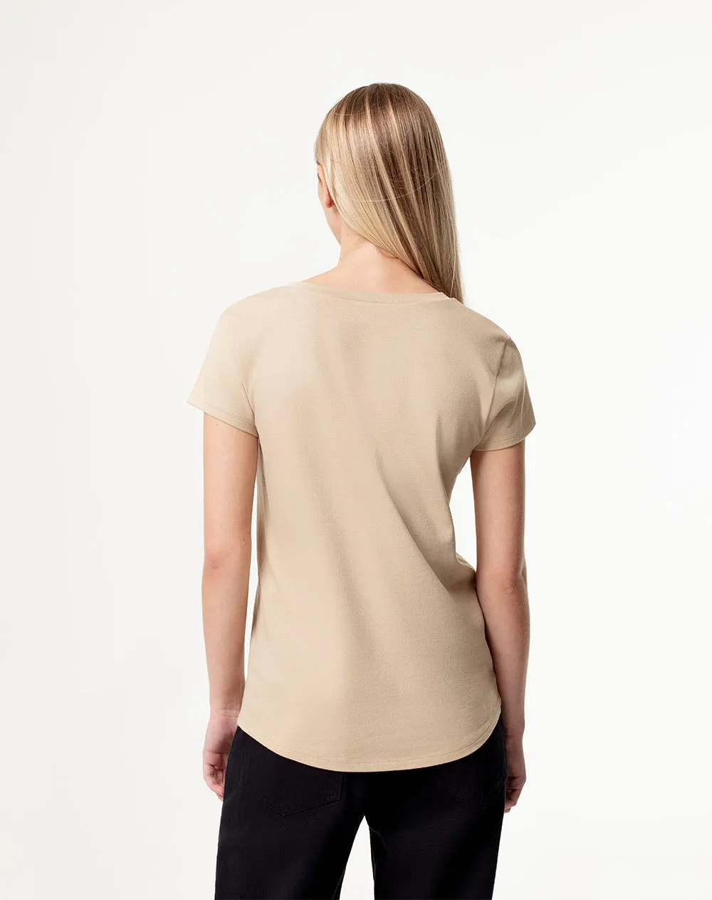 Camiseta regular fit manga 3/4 habana sold by Gef product image thumbnail 2