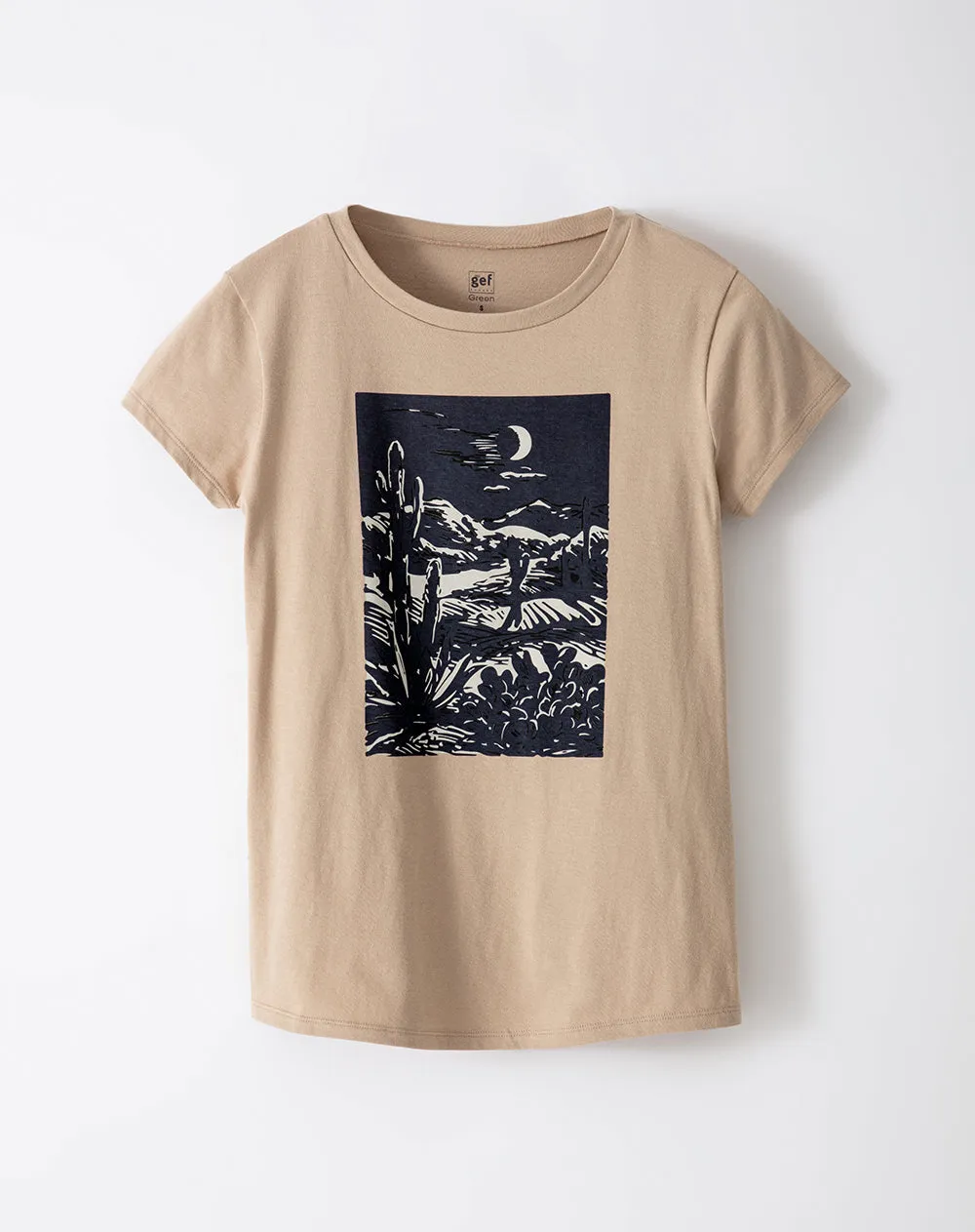 Camiseta regular fit manga 3/4 habana sold by Gef product image thumbnail 5