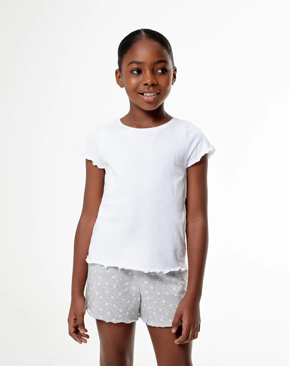 Camiseta + short de pijama niña algodón surtida sold by Gef