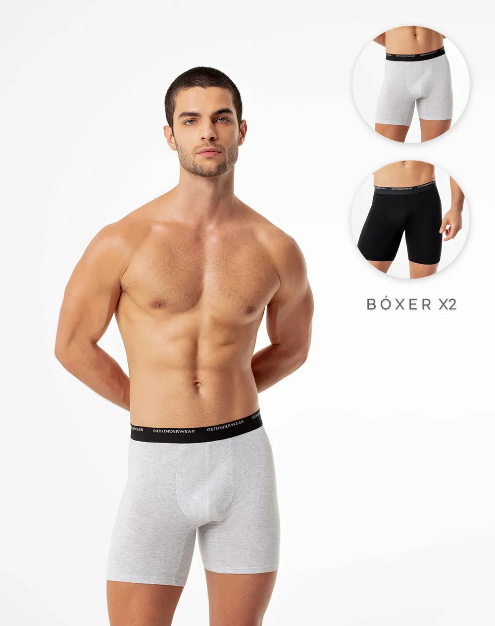 2 bóxers medio surtido sold by Gef