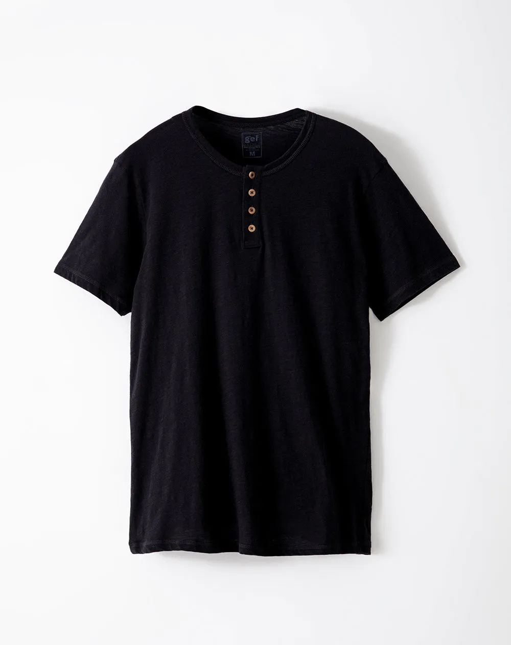 Camiseta slim fit manga corta negra sold by Gef product image thumbnail 5