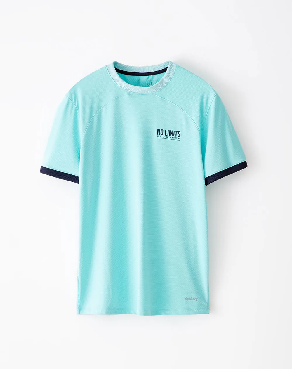 Camiseta regular fit manga corta turquesa sold by Gef product image thumbnail 5