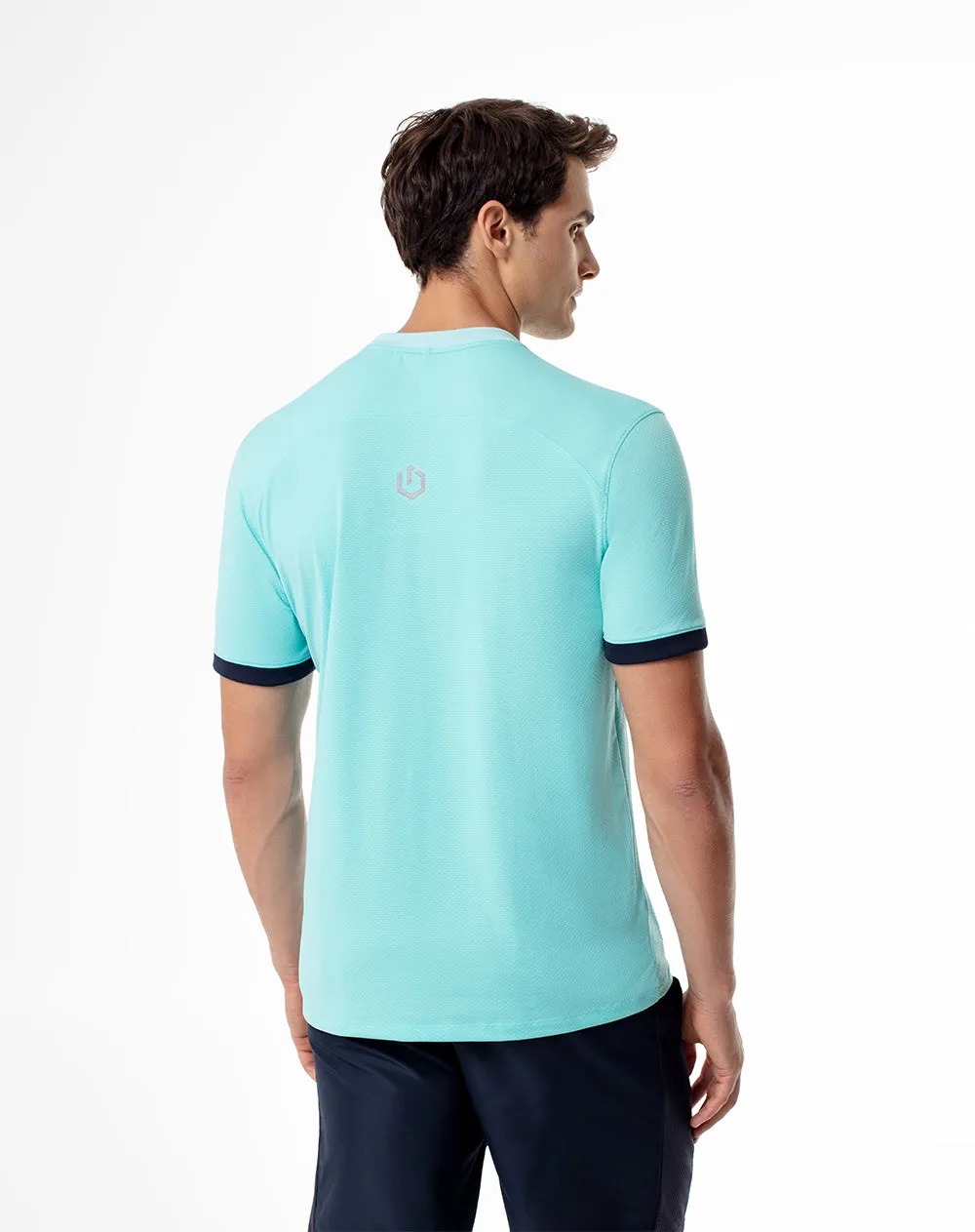 Camiseta regular fit manga corta turquesa sold by Gef product image thumbnail 2