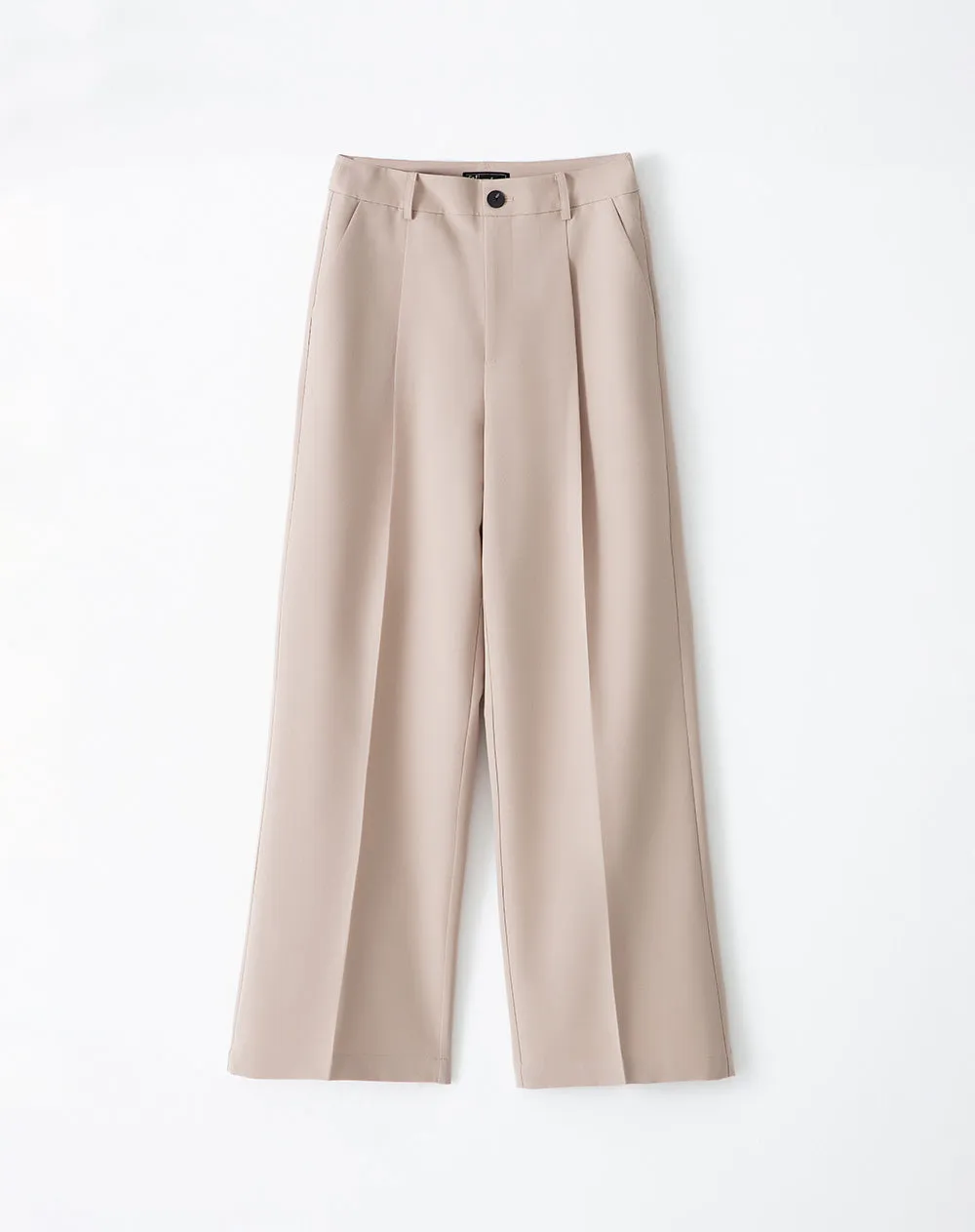Pantalón wide leg tiro alto caqui mujer sold by Gef product image thumbnail 5