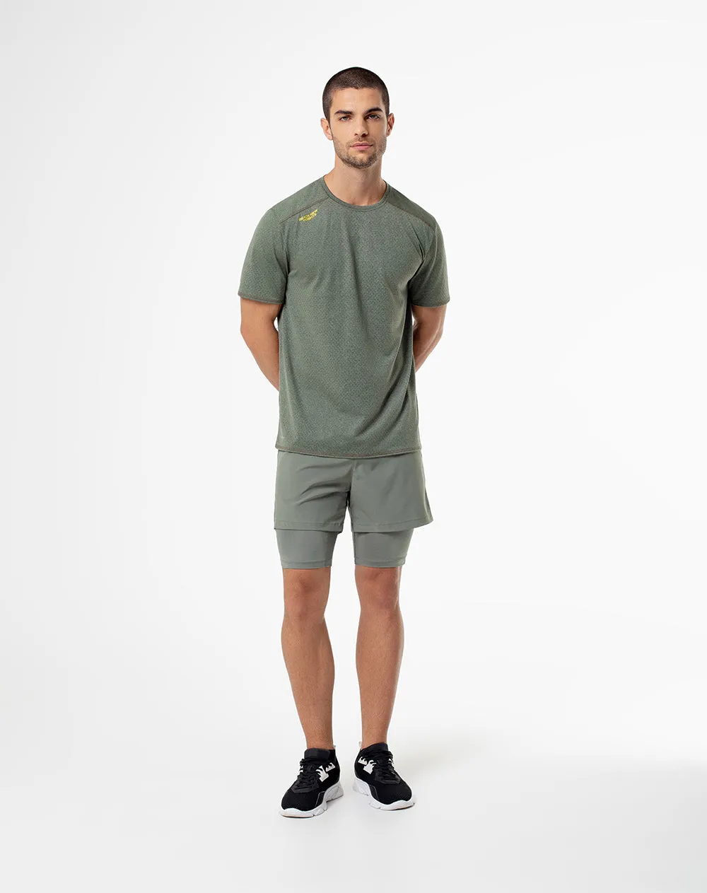 Camiseta deportiva control humedad verde hombre sold by Gef product image thumbnail 4