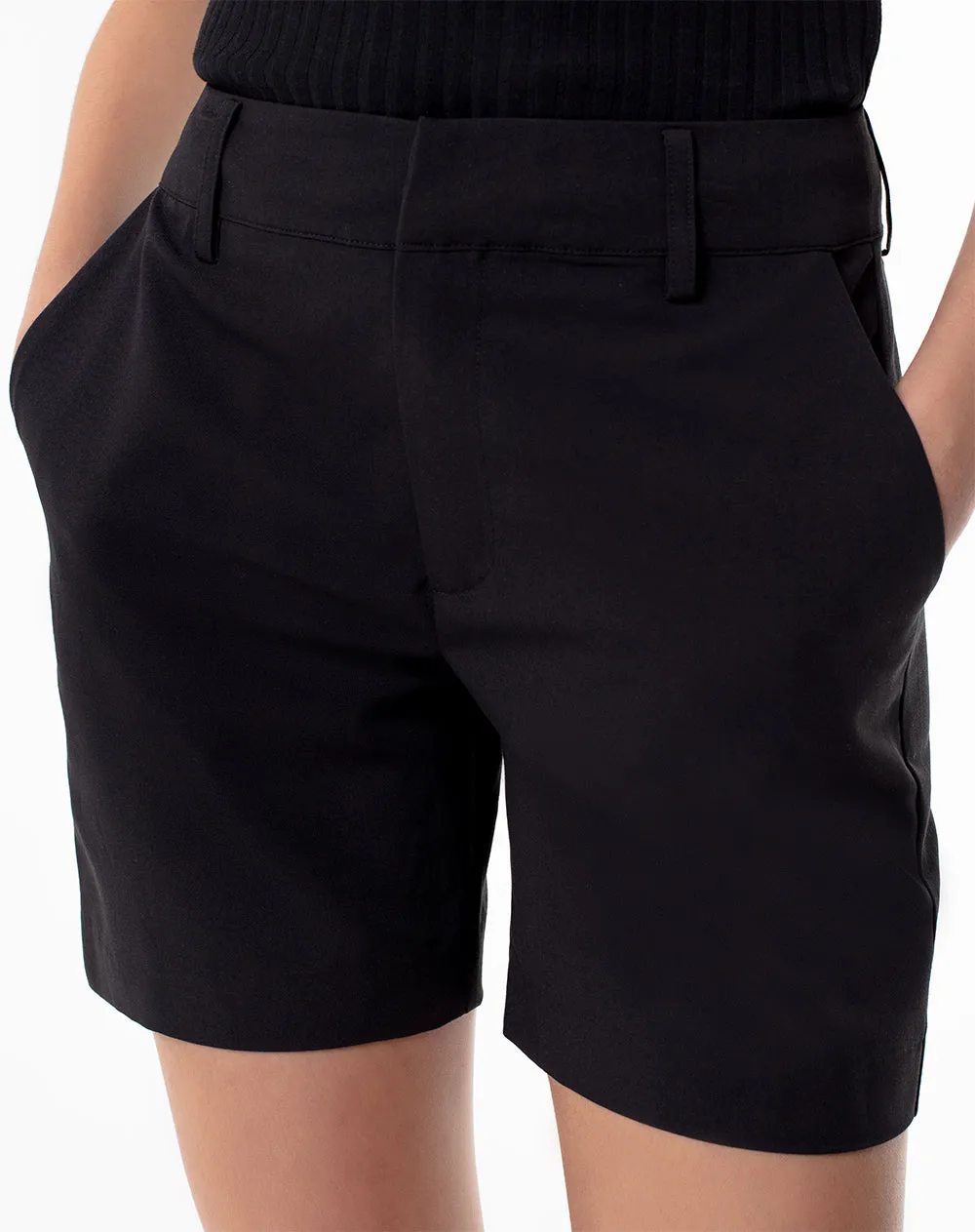 Short tiro medio negro mujer sold by Gef product image thumbnail 3