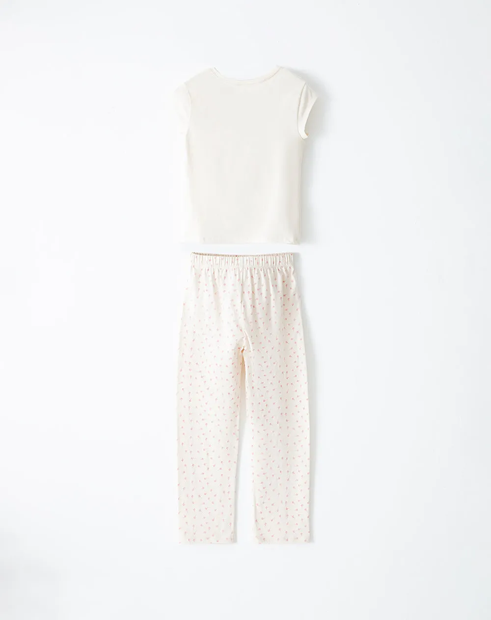 Pijama regular fit manga corta cruda sold by Gef product image thumbnail 2