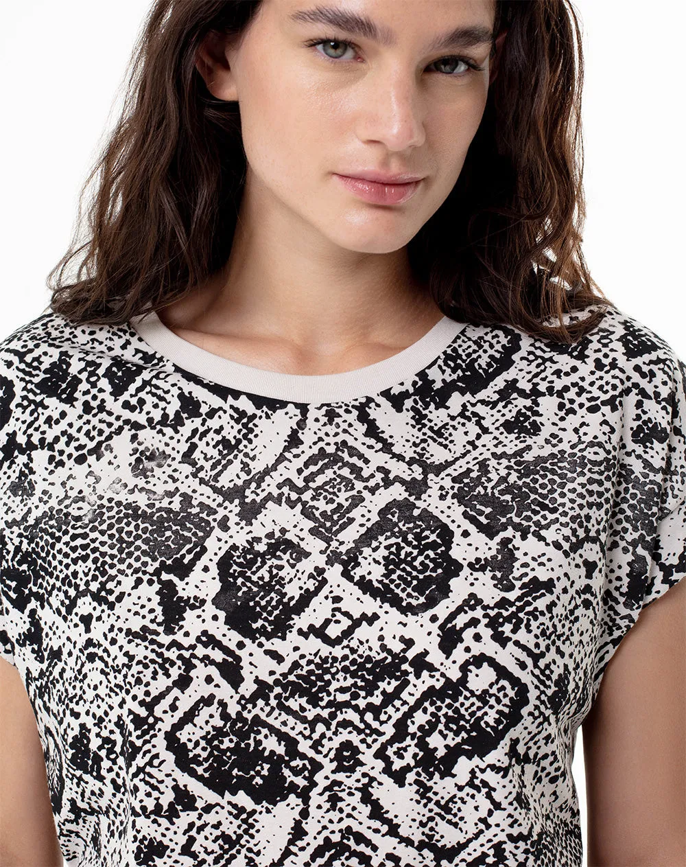 Camiseta regular algodón estampada mujer sold by Gef product image thumbnail 3