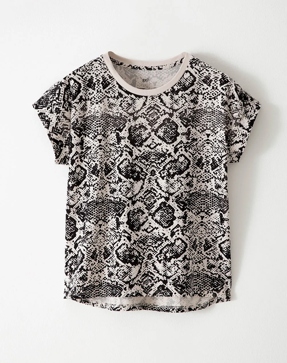 Camiseta regular algodón estampada mujer sold by Gef product image thumbnail 5