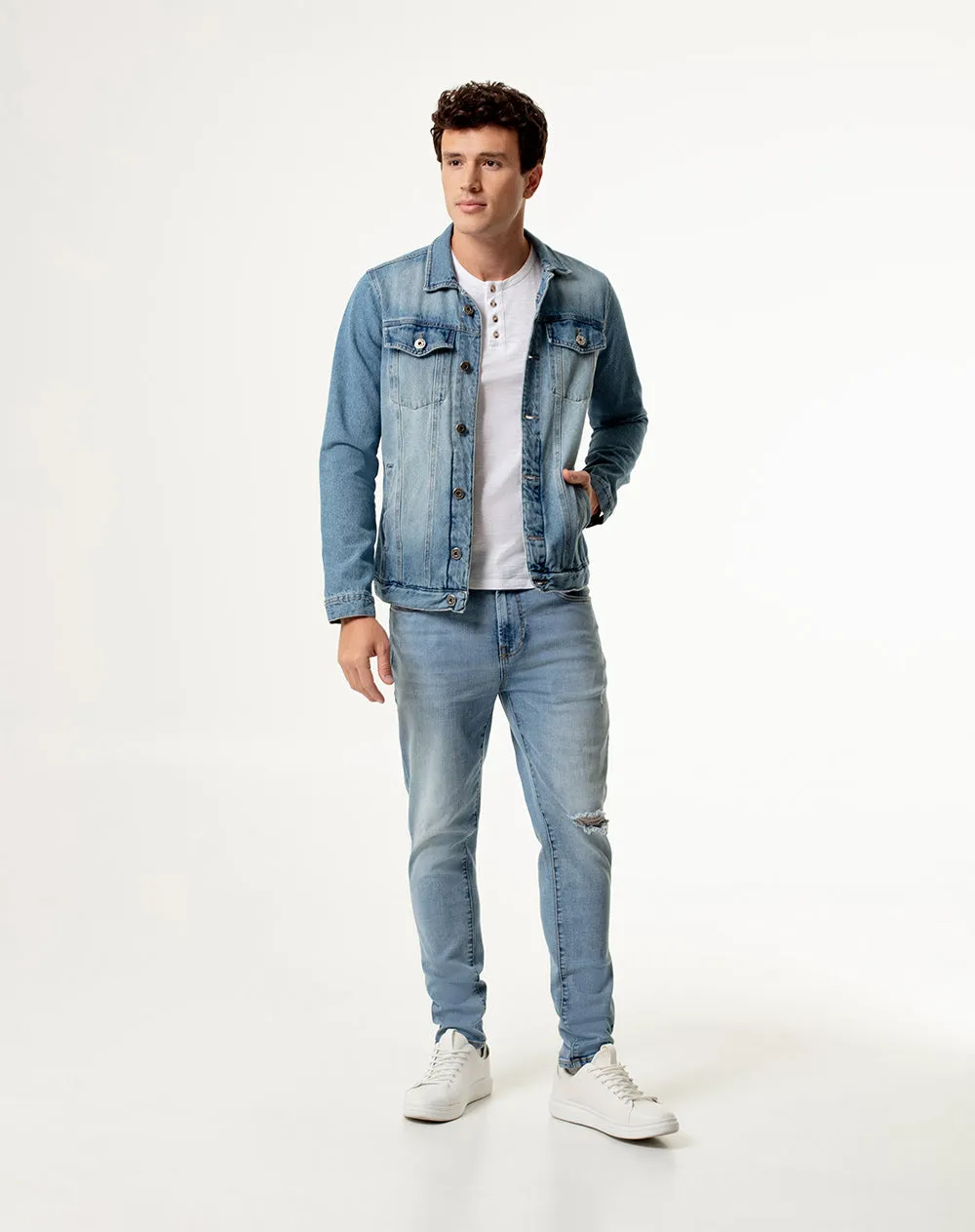 Camiseta slim fit manga corta blanca sold by Gef product image thumbnail 4