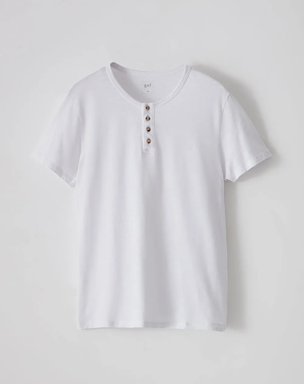 Camiseta slim fit manga corta blanca sold by Gef product image thumbnail 5