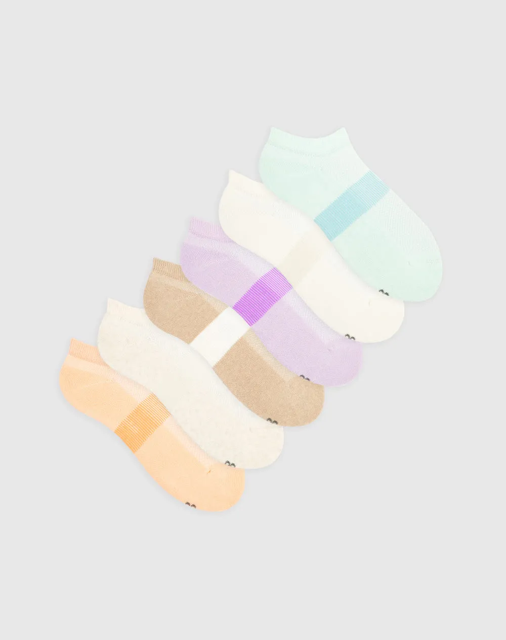 Medias para mujer tobilleras cortas con fibra térmica pack x6unds surtidas sold by Gef