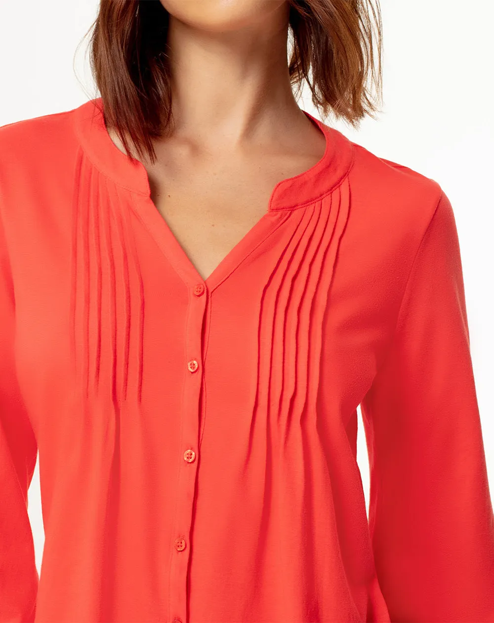 Camiseta regular fit manga 3/4 roja sold by Gef product image thumbnail 4