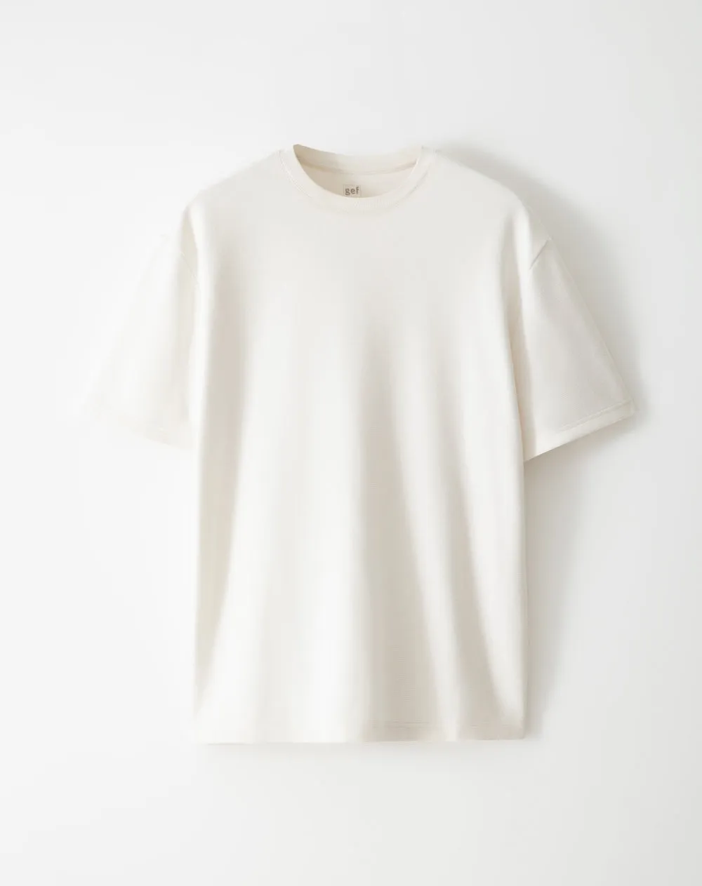 Camiseta regular crudo hombre sold by Gef product image thumbnail 5