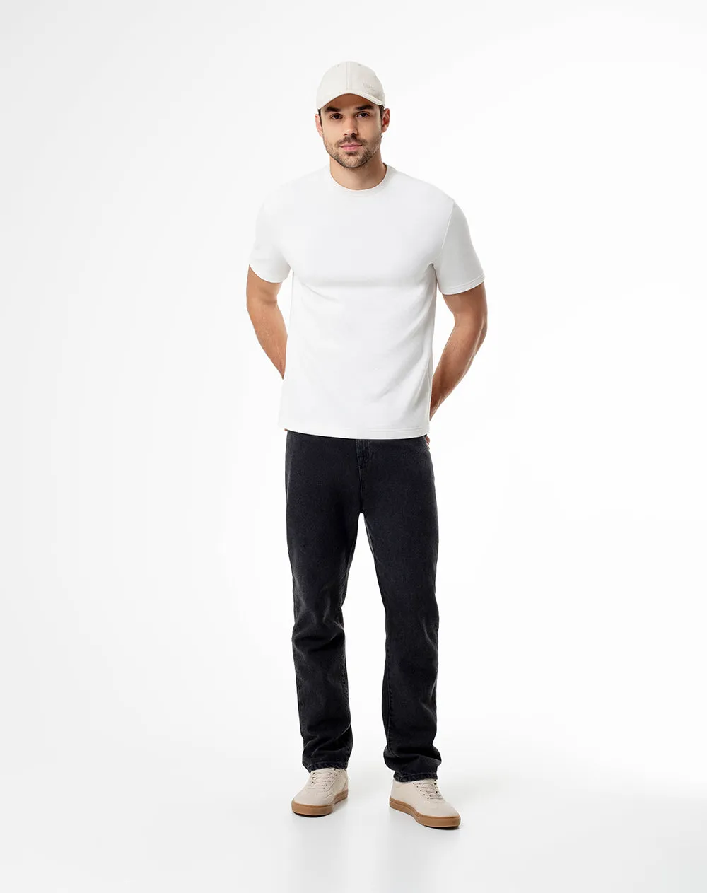 Camiseta regular crudo hombre sold by Gef product image thumbnail 4