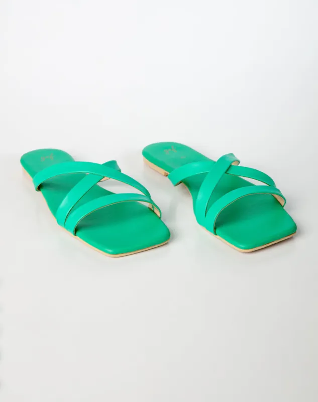 Sandalias verdes sold by Gef