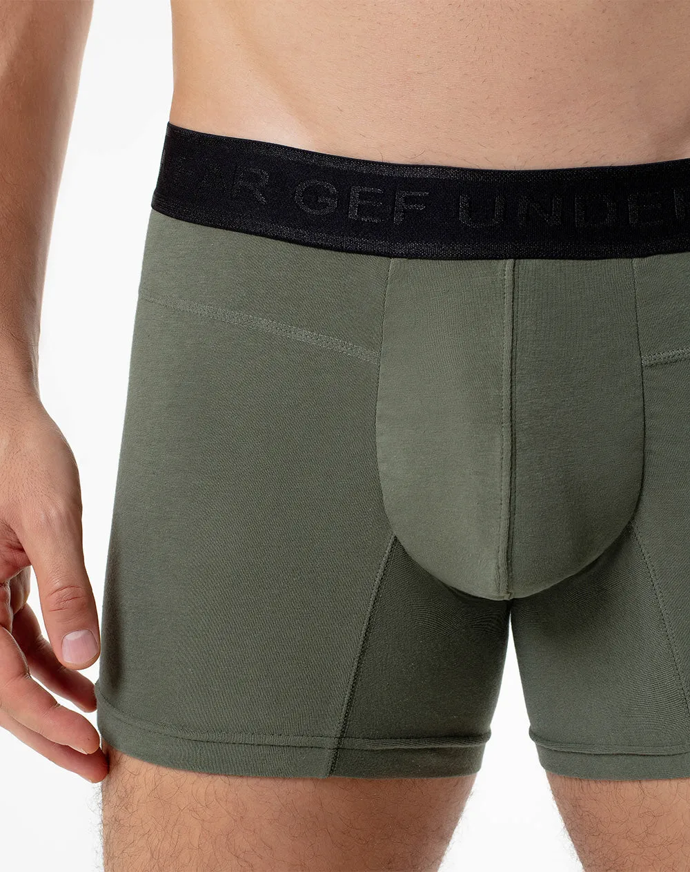 Bóxer medio jersey algodón soporte en panel verde sold by Gef product image thumbnail 3