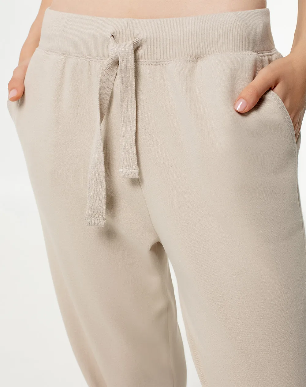 Jogger tiro medio algodón habano mujer sold by Gef product image thumbnail 4