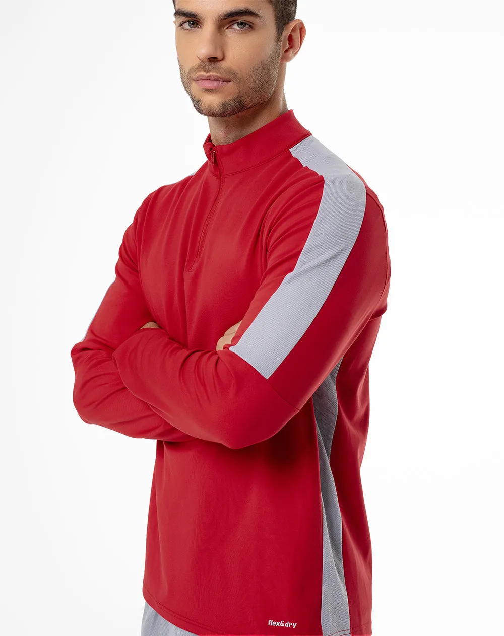 Buzo deportivo secado rápido rojo hombre sold by Gef