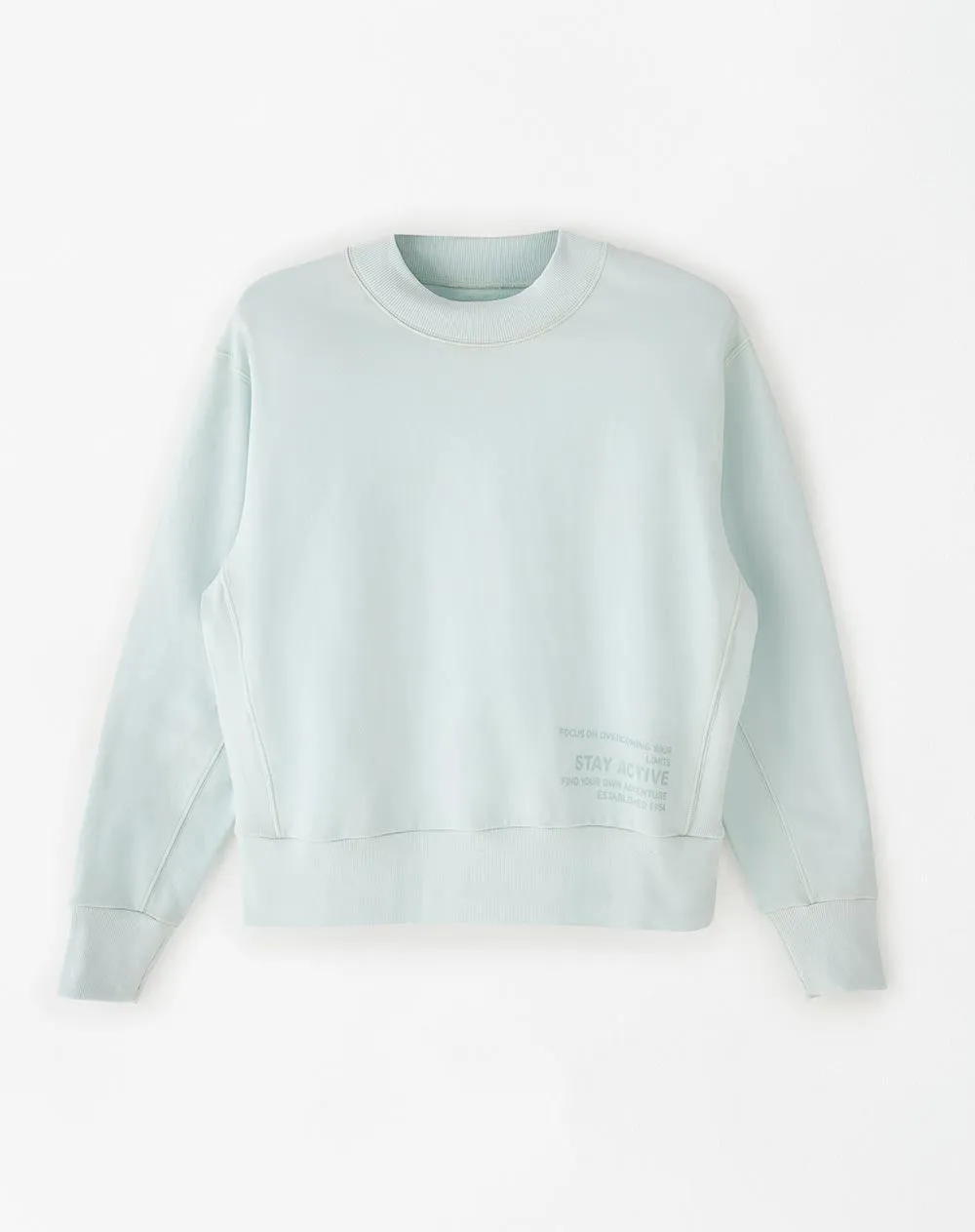 Buzo algodón sostenible holgado azul claro para mujer sold by Gef product image thumbnail 5