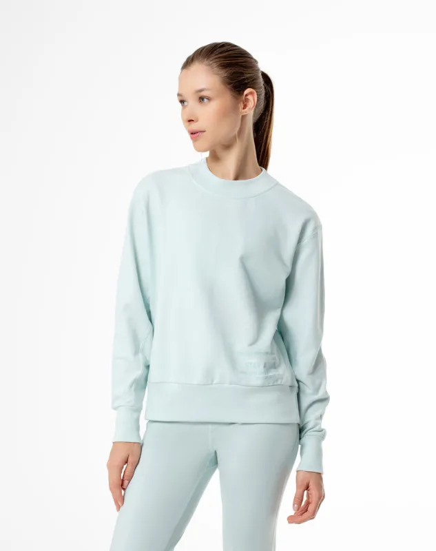 Buzo algodón sostenible holgado azul claro para mujer sold by Gef