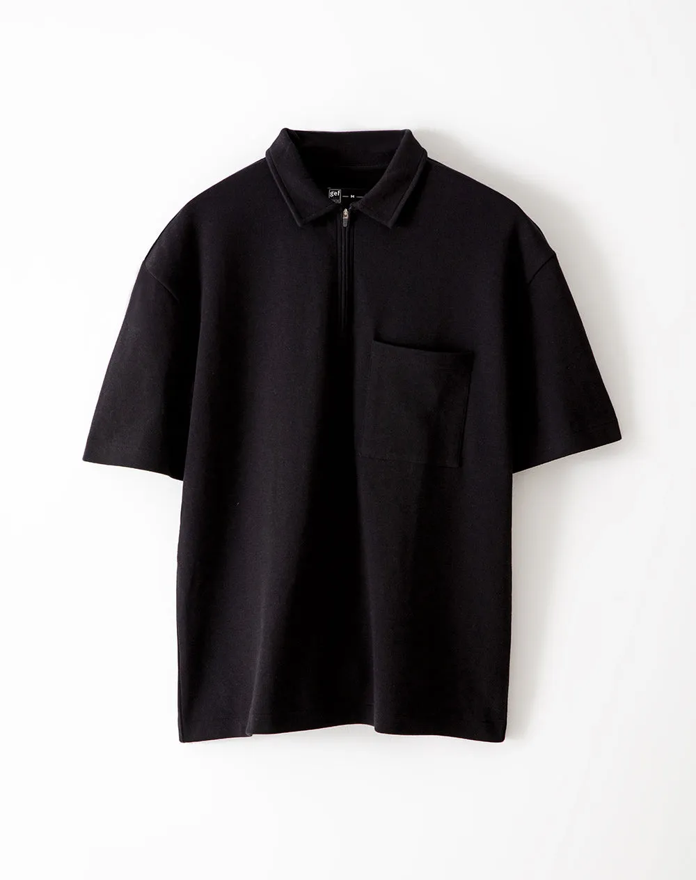 Polo regular algodón negra hombre sold by Gef product image thumbnail 5