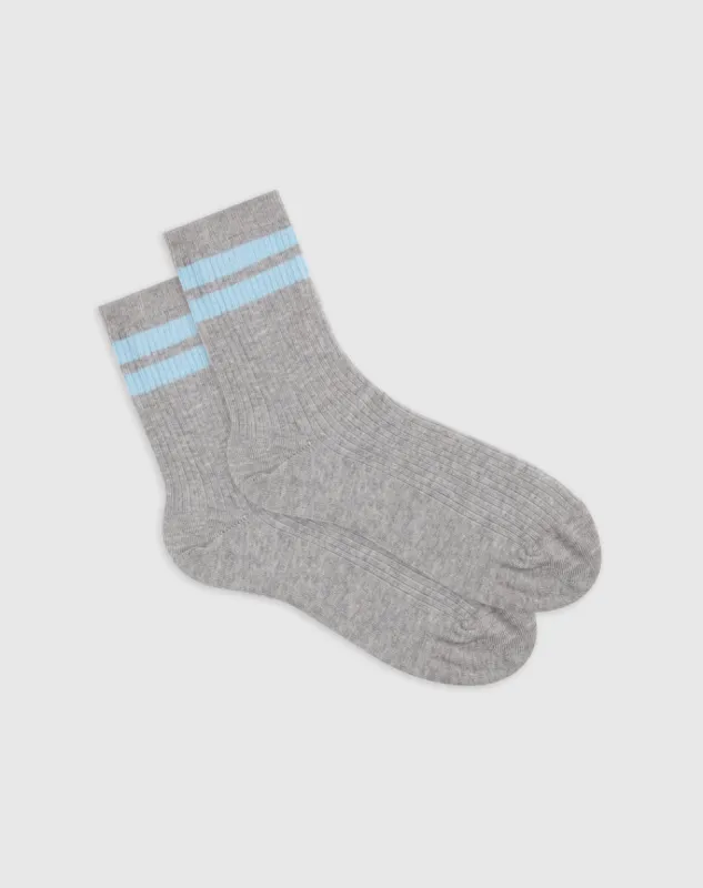 Medias mujer largas algodón grises sold by Gef