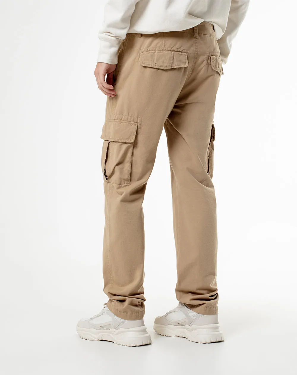Pantalón cargo slim algodón café hombre sold by Gef product image thumbnail 2