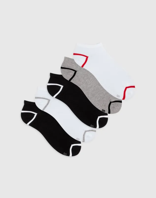 Media hombre tobillera corta pack x5 surtido sold by Gef