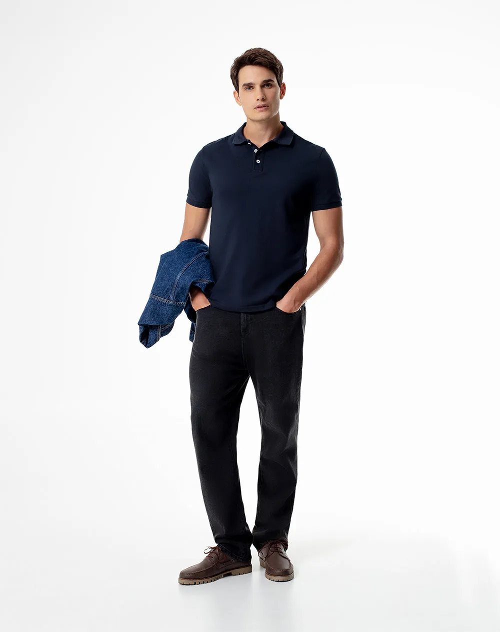 Polo slim fit azul sold by Gef product image thumbnail 4