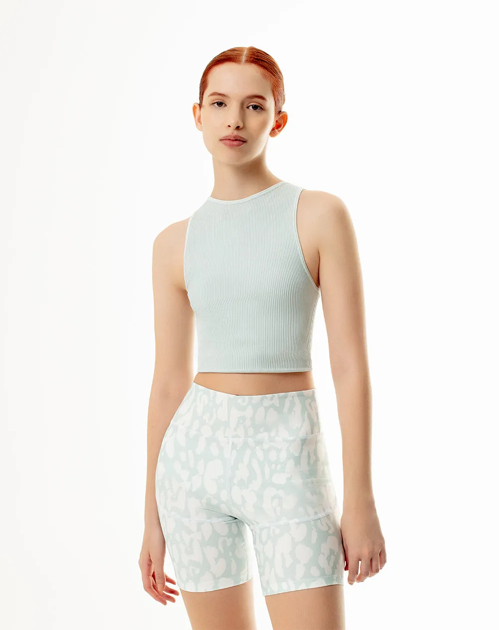 Short pantaloneta azul estampado sold by Gef