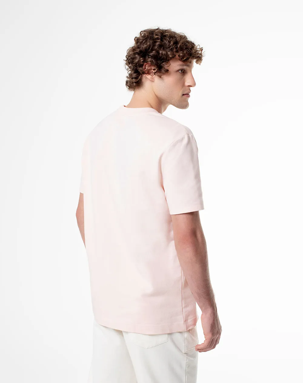 Camiseta oversized algodón rosa hombre sold by Gef product image thumbnail 2