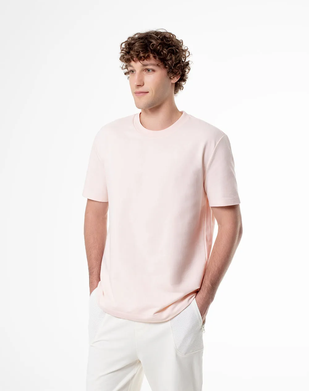 Camiseta oversized algodón rosa hombre sold by Gef product image thumbnail 3