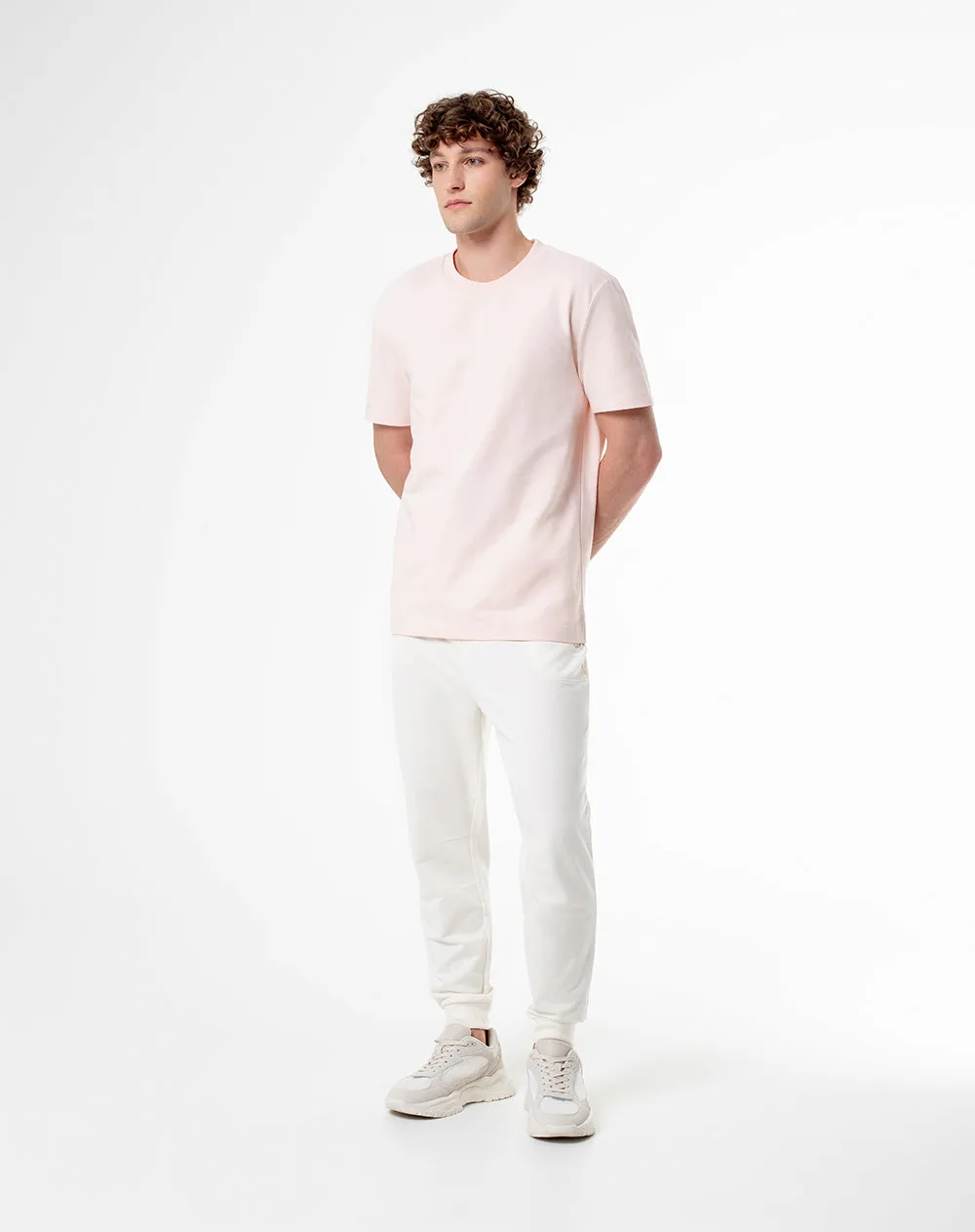 Camiseta oversized algodón rosa hombre sold by Gef product image thumbnail 4