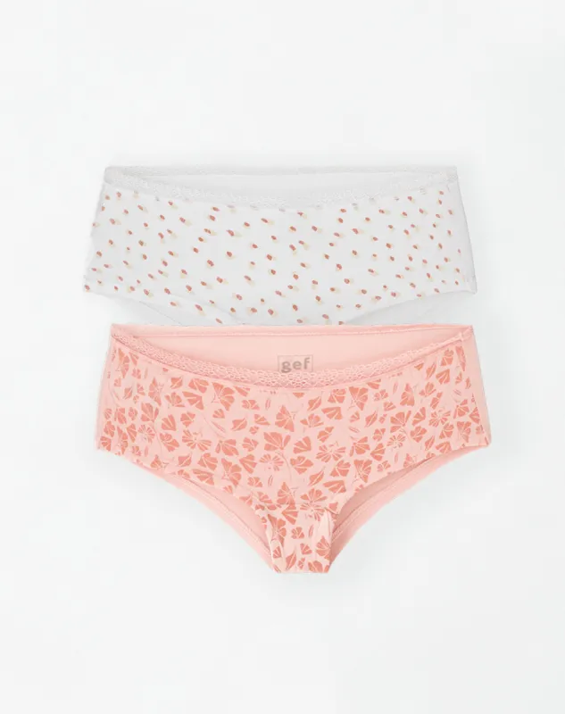 2 pantys cachetero en punto tiro medio surtido sold by Gef