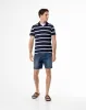 Polo slim fit azul con rayas sold by Gef