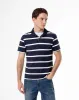 Polo slim fit azul con rayas sold by Gef