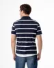 Polo slim fit azul con rayas sold by Gef
