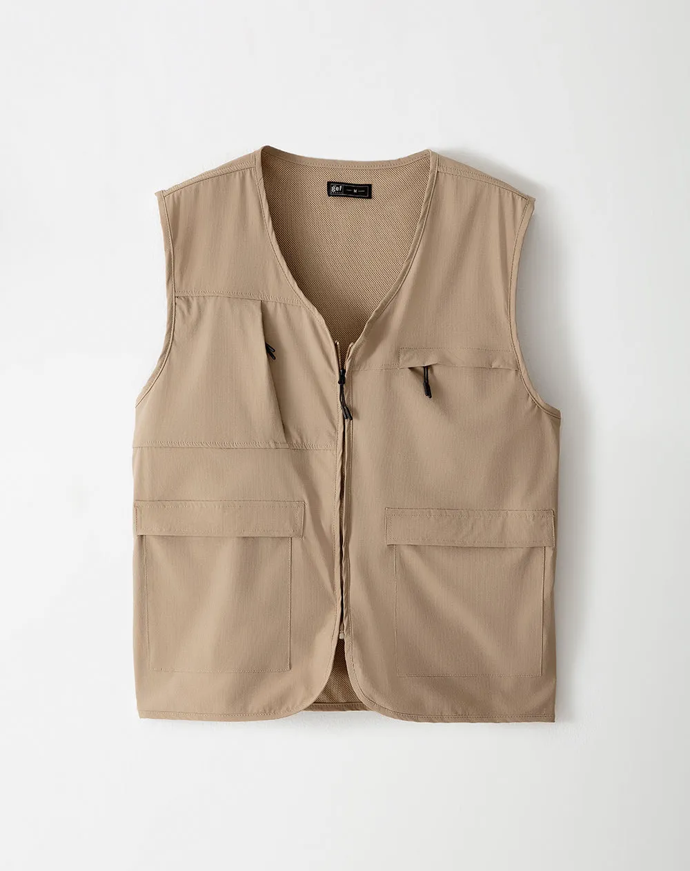 Chaleco regular fit sin capucha habano sold by Gef product image thumbnail 5