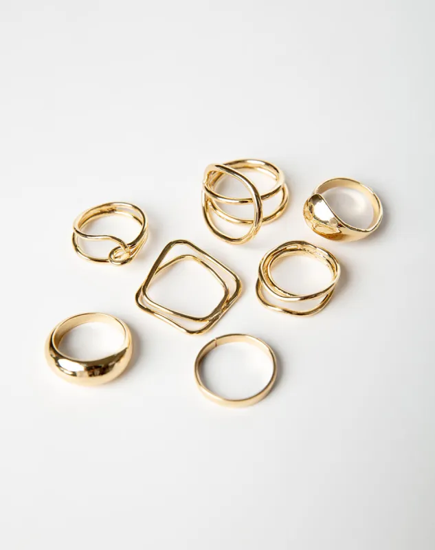 Set de anillos dorados sold by Gef