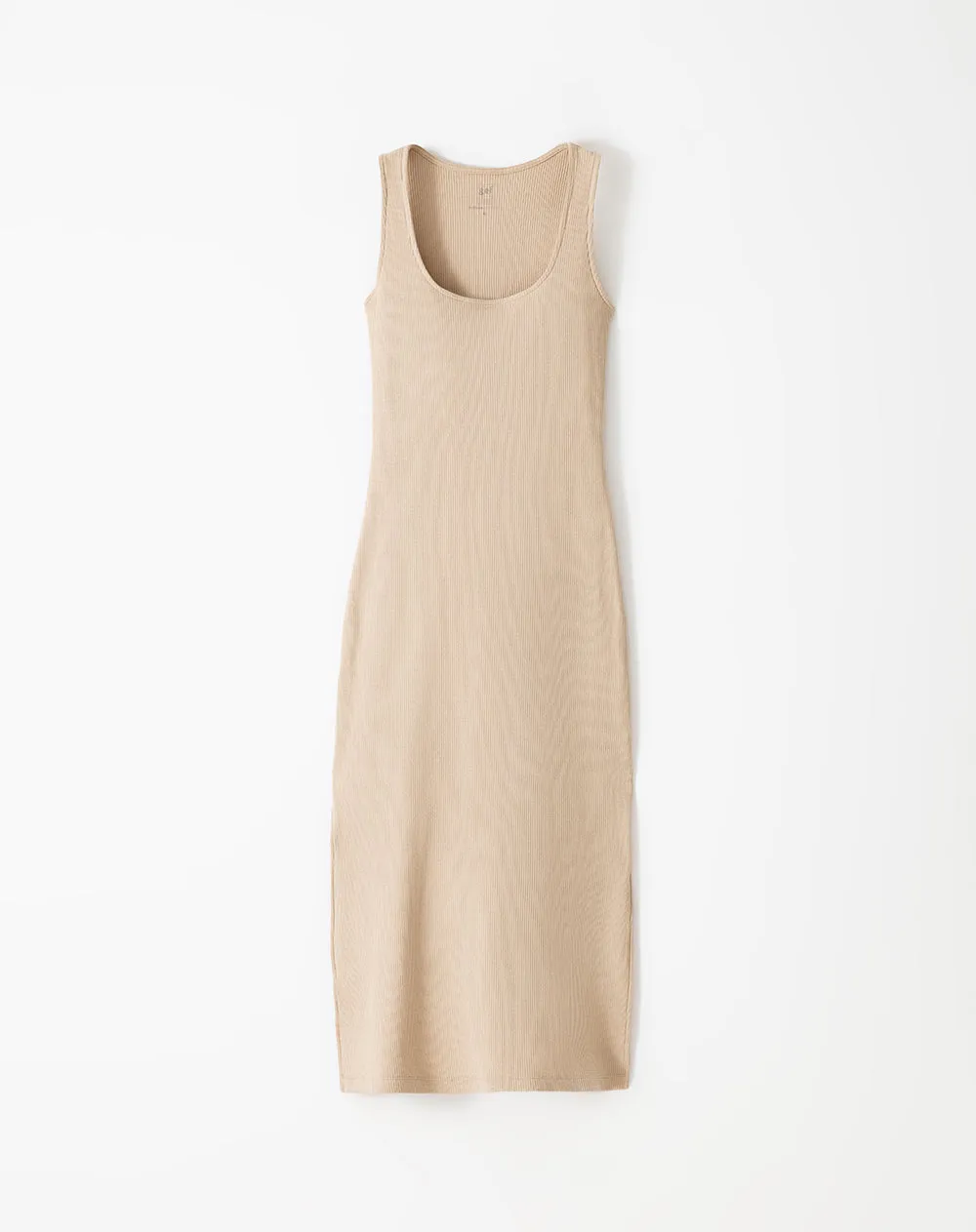 Vestido largo en rib kaki sold by Gef product image thumbnail 5