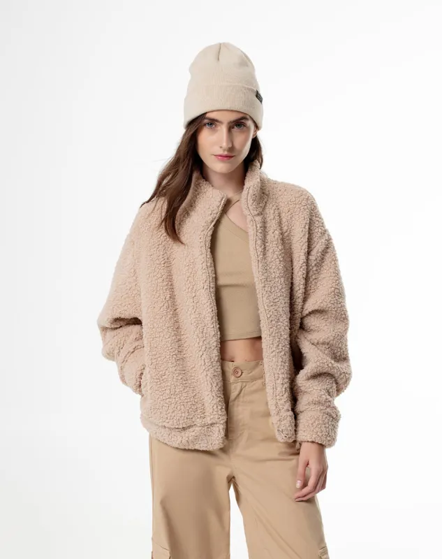 Chaqueta regular fit sin capucha habana sold by Gef